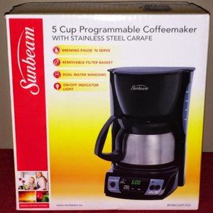 Sunbeam 5-Cup Programmable Coffee Maker